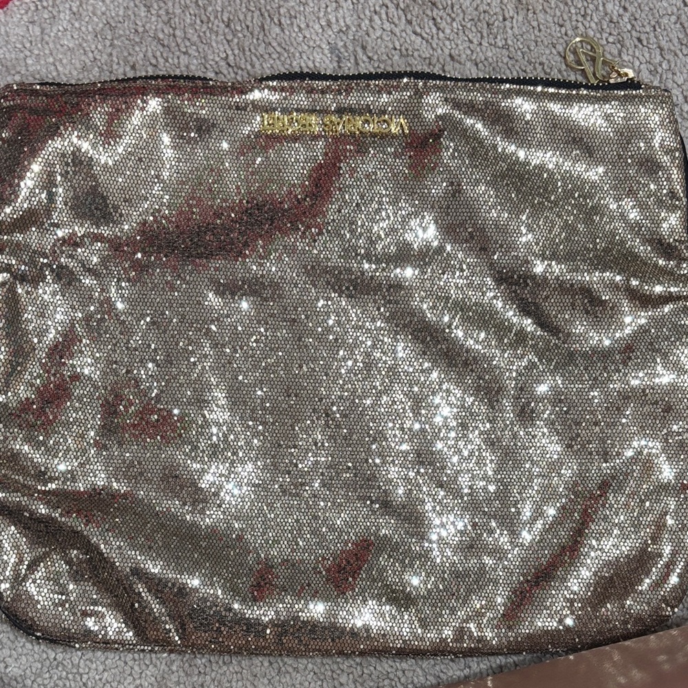 Victoria's Secret Shimmering Gold Wristlet